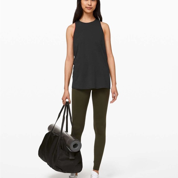 Lululemon All Tied Up Tank Black - Picture 6 of 10